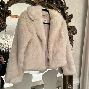 Brand new faux fur coat Abercrombie & Fitch